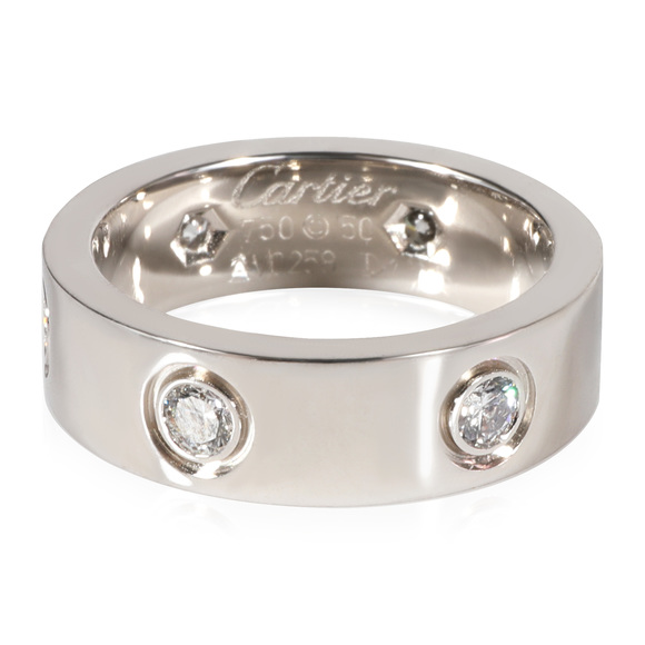 Cartier Jewelry - Cartier Love Ring, 6 Diamonds (White Gold)
